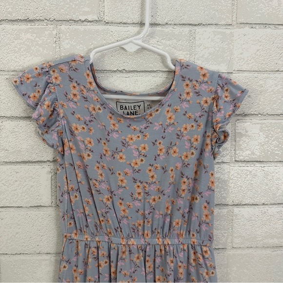 BAILEY LANE Stitch Fix Short Sleeve Flowered Ruffle Dress - Picture 2 of 9